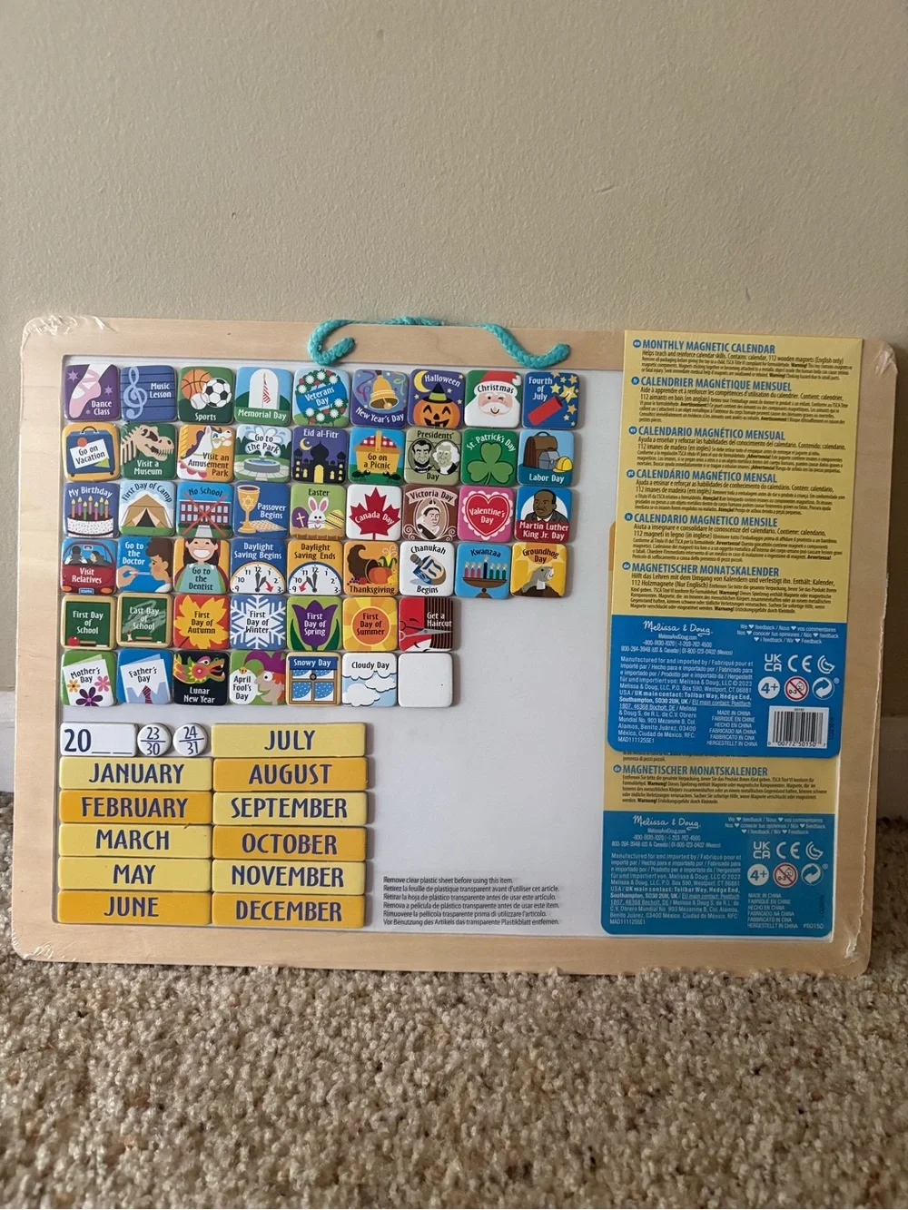 Melissa & Doug wooden magnetic